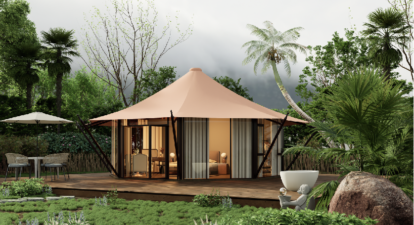 八边形帐篷（花筑别苑/云上小筑）